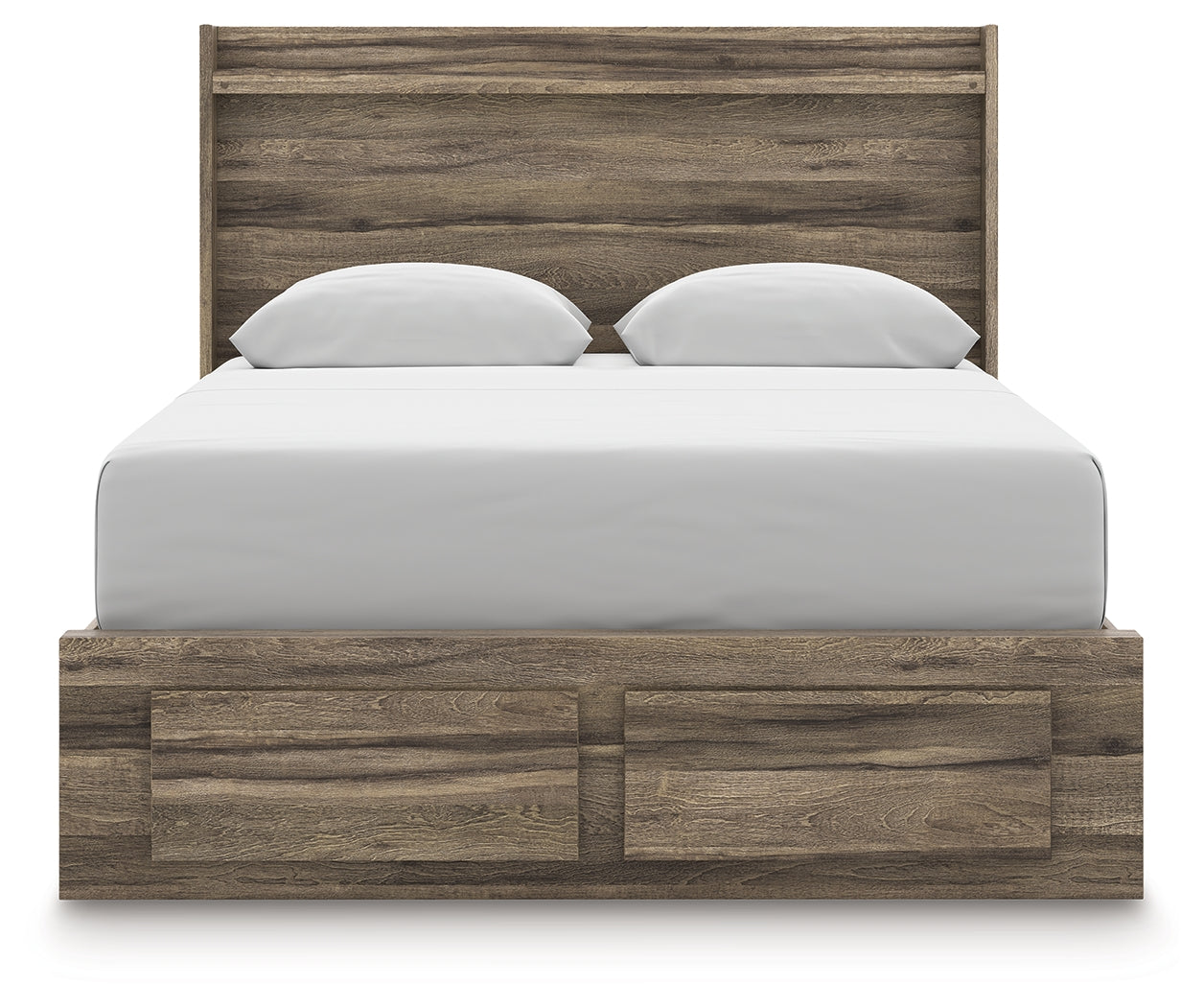 Elbrim Queen Panel Storage Bed, Dresser and Mirror