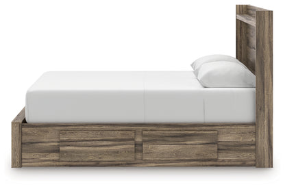 Elbrim Queen Panel Storage Bed, Dresser and Mirror