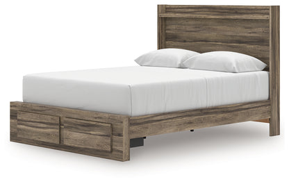 Elbrim Queen Panel Storage Bed, Dresser and Mirror