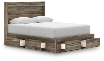 Elbrim Queen Panel Storage Bed, Dresser and Mirror