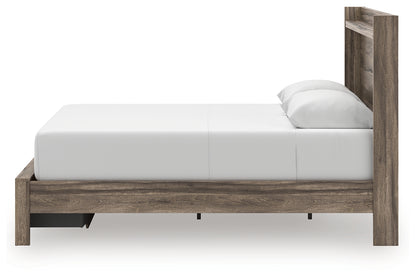 Elbrim Queen Panel Storage Bed, Dresser and Mirror