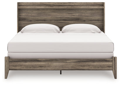 Elbrim King Panel Bed, Dresser, Mirror and Nightstand