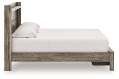 Elbrim King Panel Storage Bed, Dresser and Nightstand