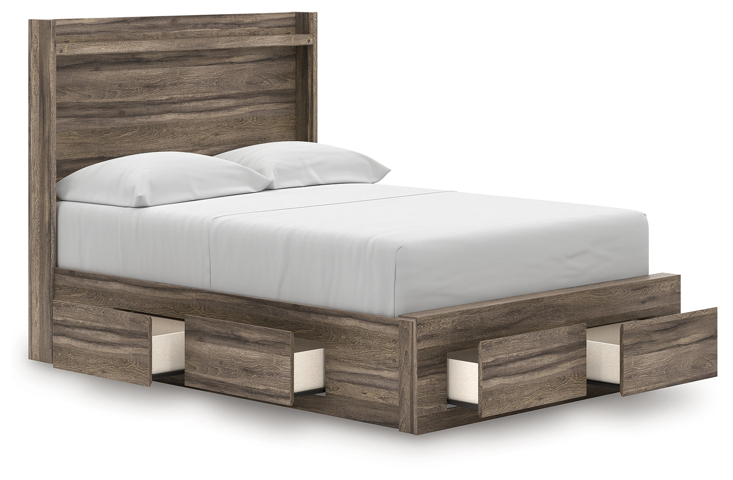 Elbrim Full Panel Storage Bed, Dresser and Mirror