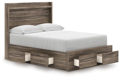 Elbrim Full Panel Storage Bed, Dresser and Mirror