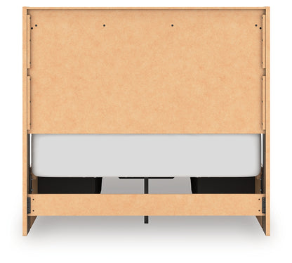 Elbrim Full Panel Storage Bed, Dresser and Mirror