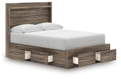 Elbrim Full Panel Storage Bed, Dresser and Mirror