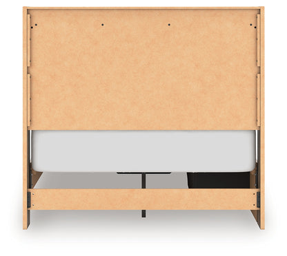 Elbrim Full Panel Storage Bed, Dresser and Mirror