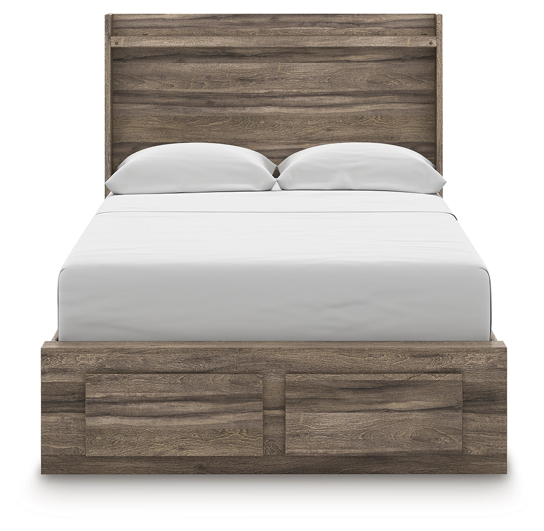 Elbrim Full Panel Storage Bed, Dresser and Mirror