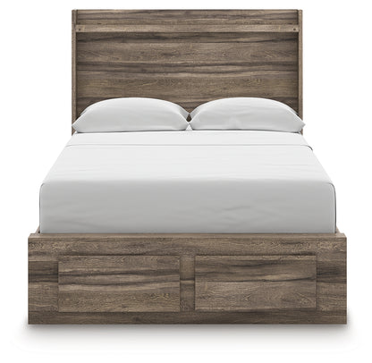 Elbrim Full Panel Storage Bed, Dresser and Mirror