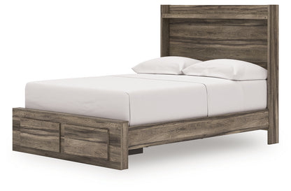 Elbrim Full Panel Storage Bed, Dresser and Mirror