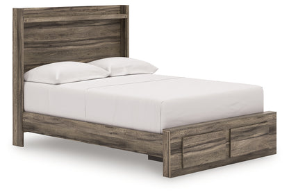 Elbrim Full Panel Storage Bed, Dresser and Mirror