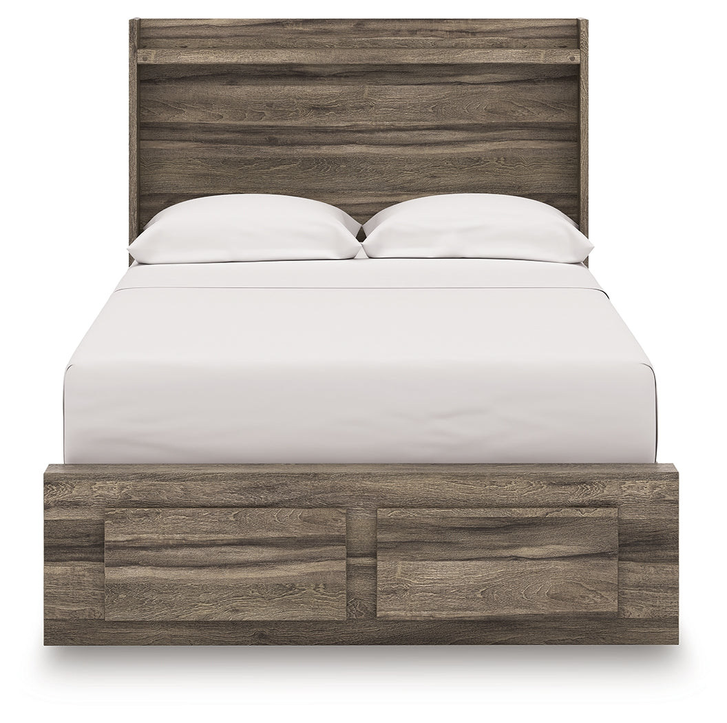 Elbrim Full Panel Storage Bed, Dresser and Mirror
