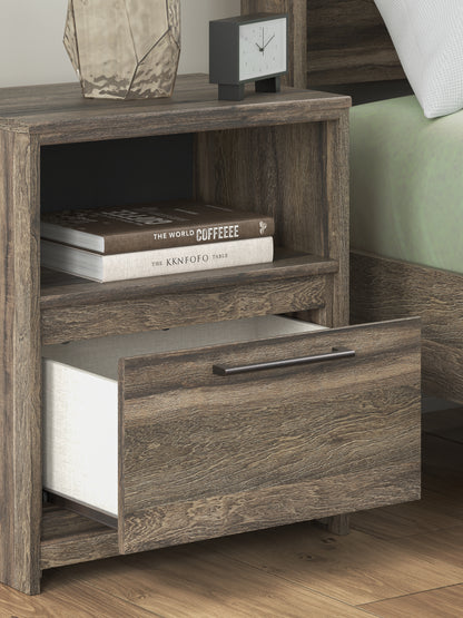 Elbrim King Panel Bed, Dresser, Mirror and Nightstand