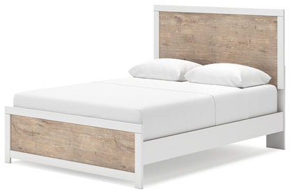Charbitt Queen Panel Bed, Dresser, Mirror and Nightstand