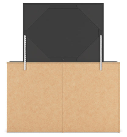 Vertani Queen Panel Bed, Dresser and Mirror