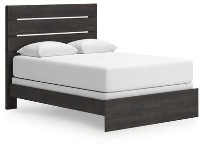 Hollivern Queen Panel Bed, Dresser, Mirror and Nightstand