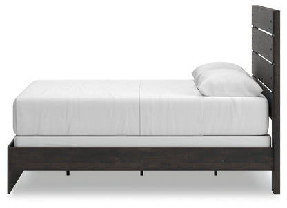 Hollivern Queen Panel Bed, Dresser, Mirror and Nightstand