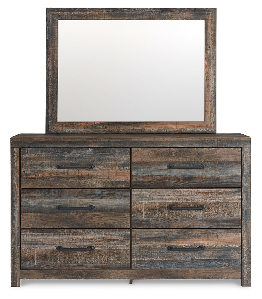 Drystan Queen Panel Storage Bed, Dresser, Mirror and Nightstand