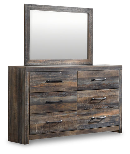 Drystan Queen Panel Storage Bed, Dresser, Mirror and Nightstand