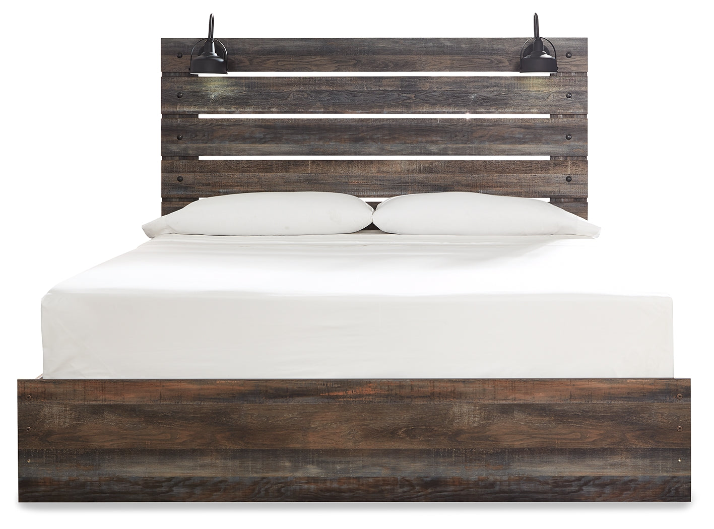 Drystan King Panel Bed, Dresser, Mirror, and Nightstand