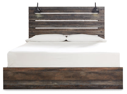 Drystan King Panel Bed, Dresser and Mirror