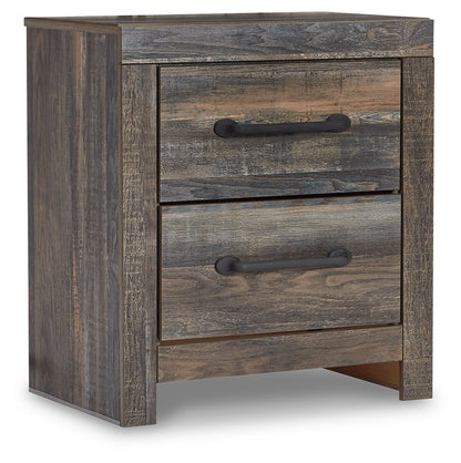 Drystan Queen Panel Bed with Storage, Chest and Nightstand