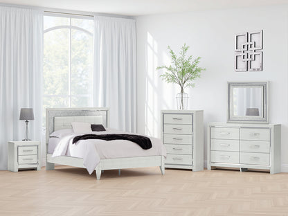 Zyniden Queen Upholstered Panel Bed