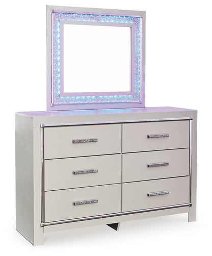 Zyniden Queen Panel Bed, Dresser, Mirror, Chest and Nightstand