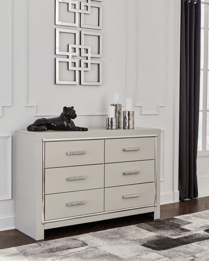 Zyniden Full Panel Bed and Dresser