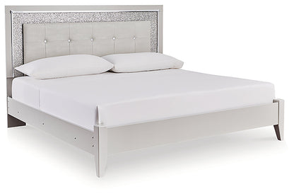 Zyniden Queen Panel Bed, Dresser, Mirror and 2 Nightstands