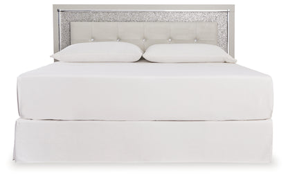 Zyniden King Upholstered Panel Headboard