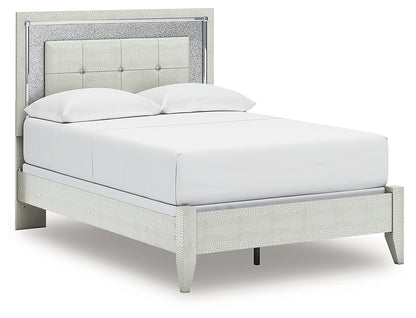 Zyniden Full Panel Bed and Dresser