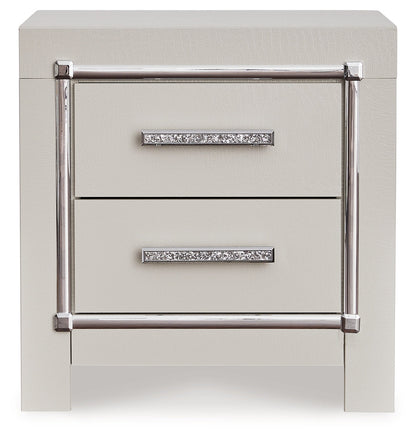 Zyniden Queen Panel Bed, Dresser, Mirror, Chest and Nightstand