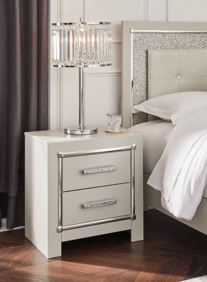 Zyniden Queen Panel Bed, Dresser, Mirror and 2 Nightstands