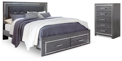 Lodanna King Storage Bed and Chest