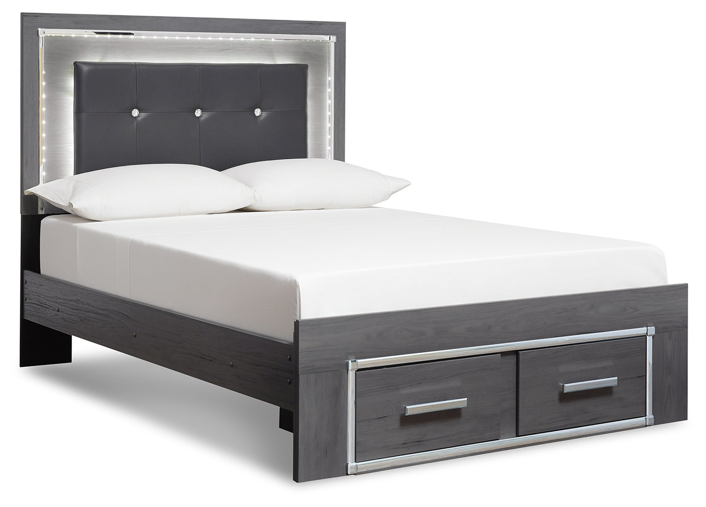 Lodanna Full Storage Bed, Dresser and Mirror