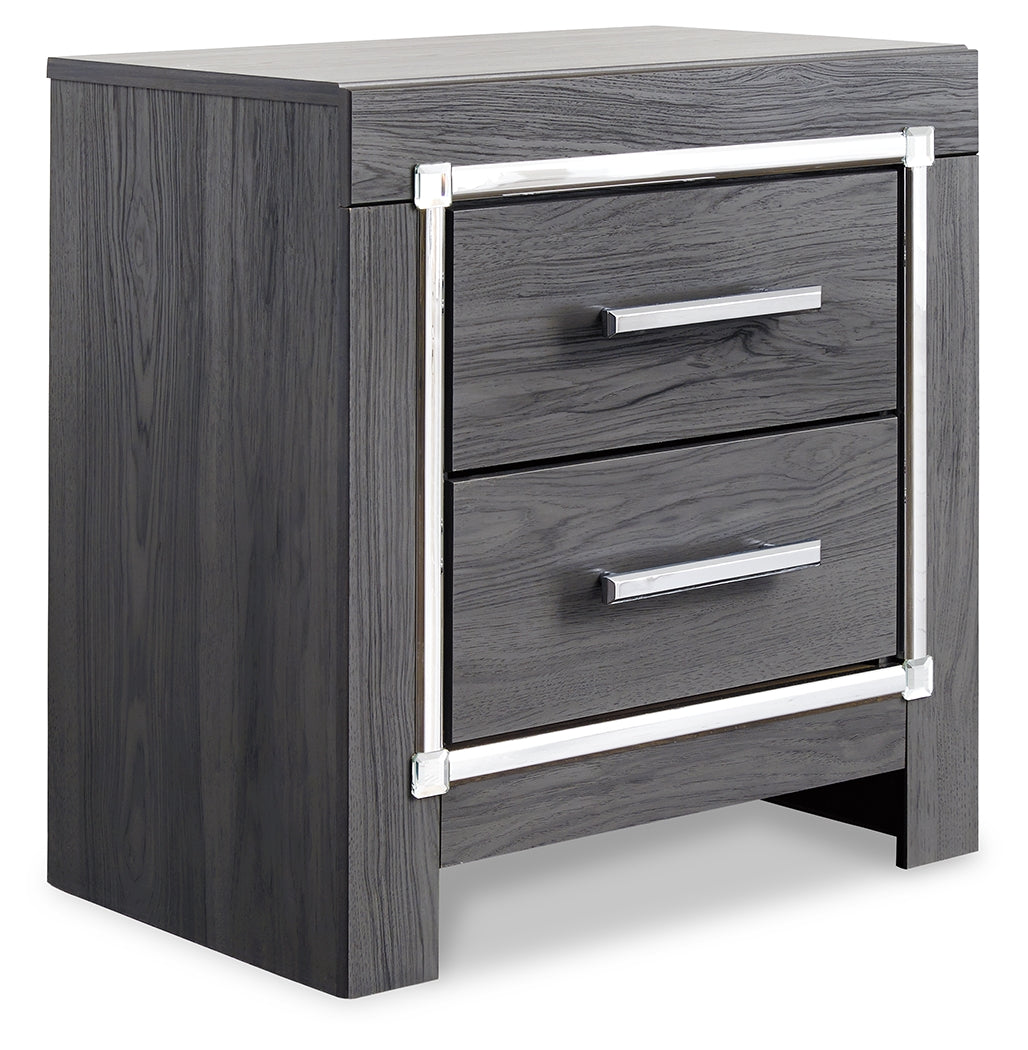 Lodanna Queen Storage Bed, Chest and Nightstand