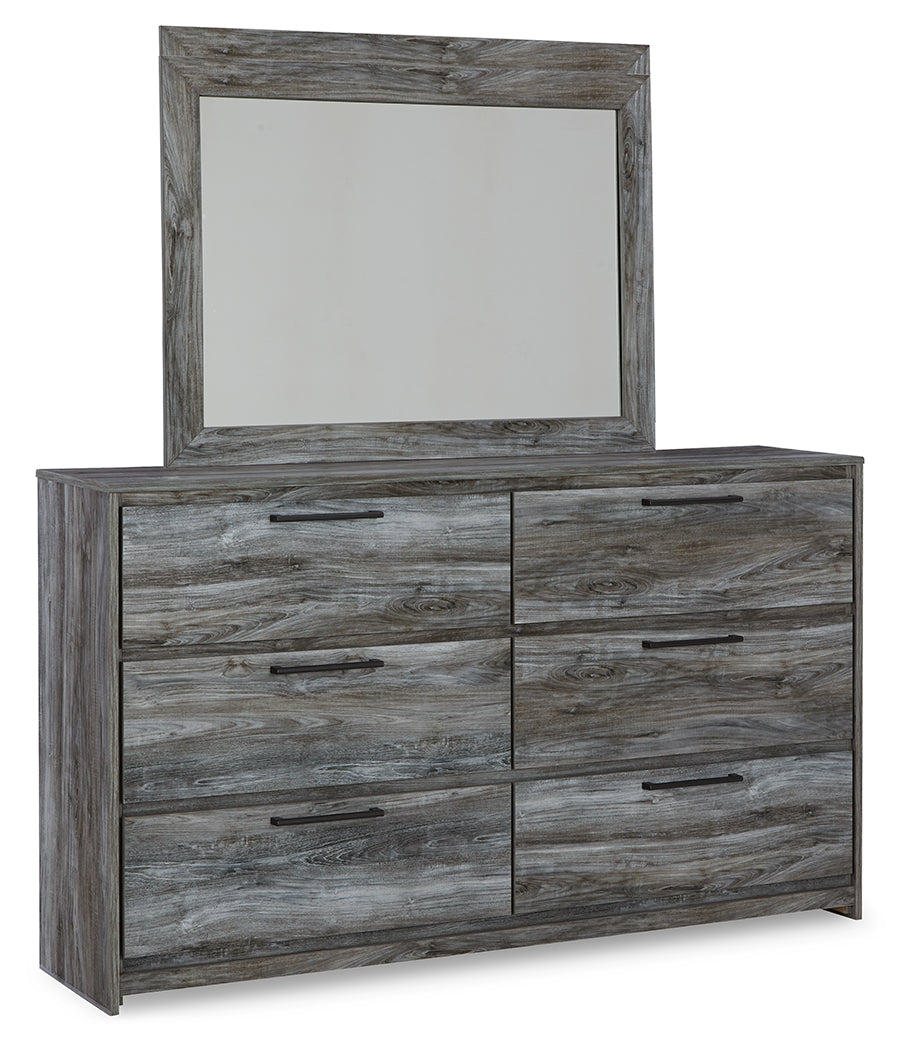 Baystorm Queen Panel Bed, Dresser and Mirror