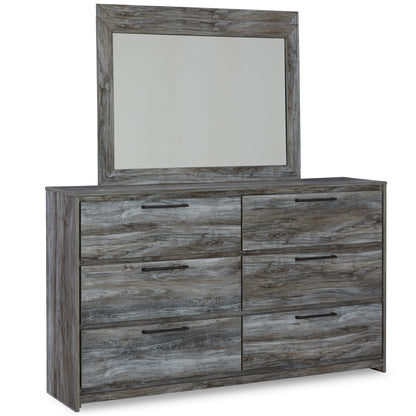 Baystorm Twin Panel Bed, Dresser and Mirror