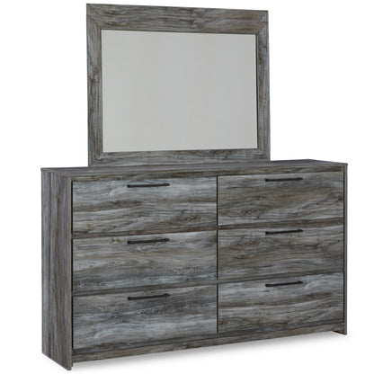 Baystorm Queen Panel Bed, Dresser and Mirror