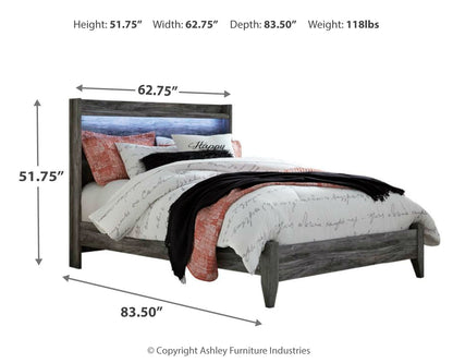 Baystorm Queen Panel Bed, Dresser, Mirror, Chest and Nightstand