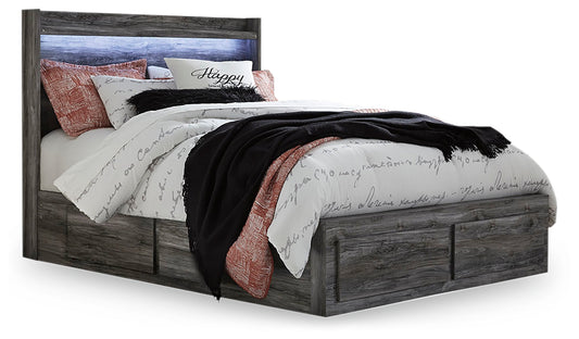 Baystorm Queen Panel Bed with 6 Storage Drawers