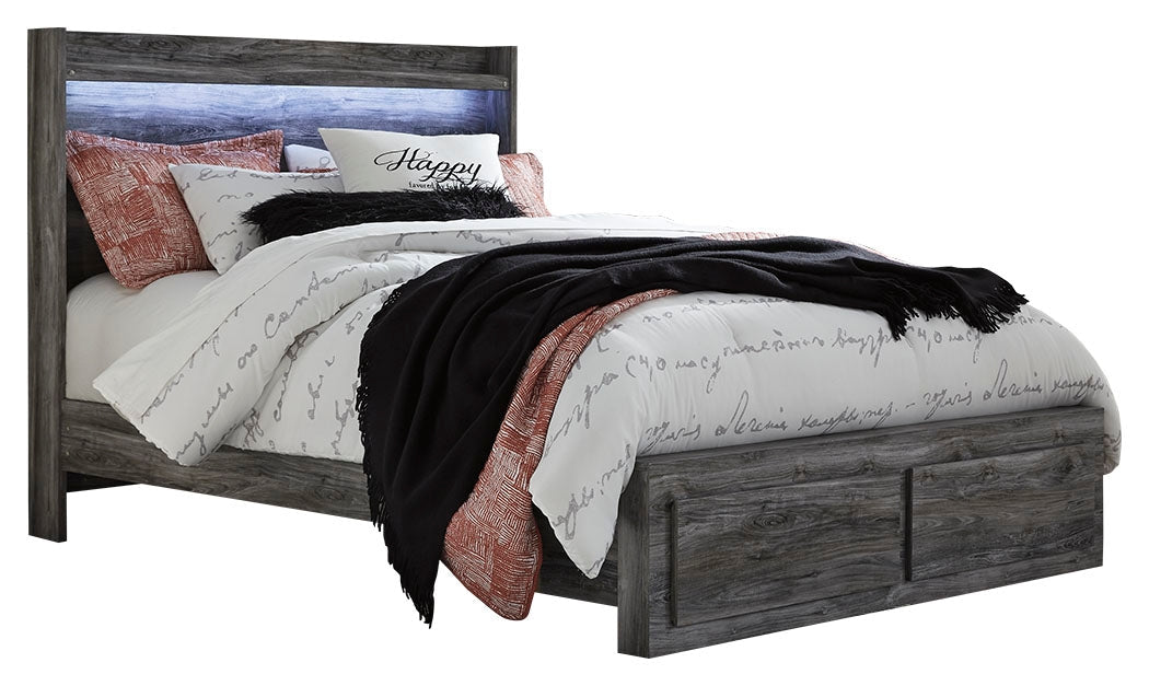 Baystorm Queen Panel Storage Bed, Dresser and Nightstand