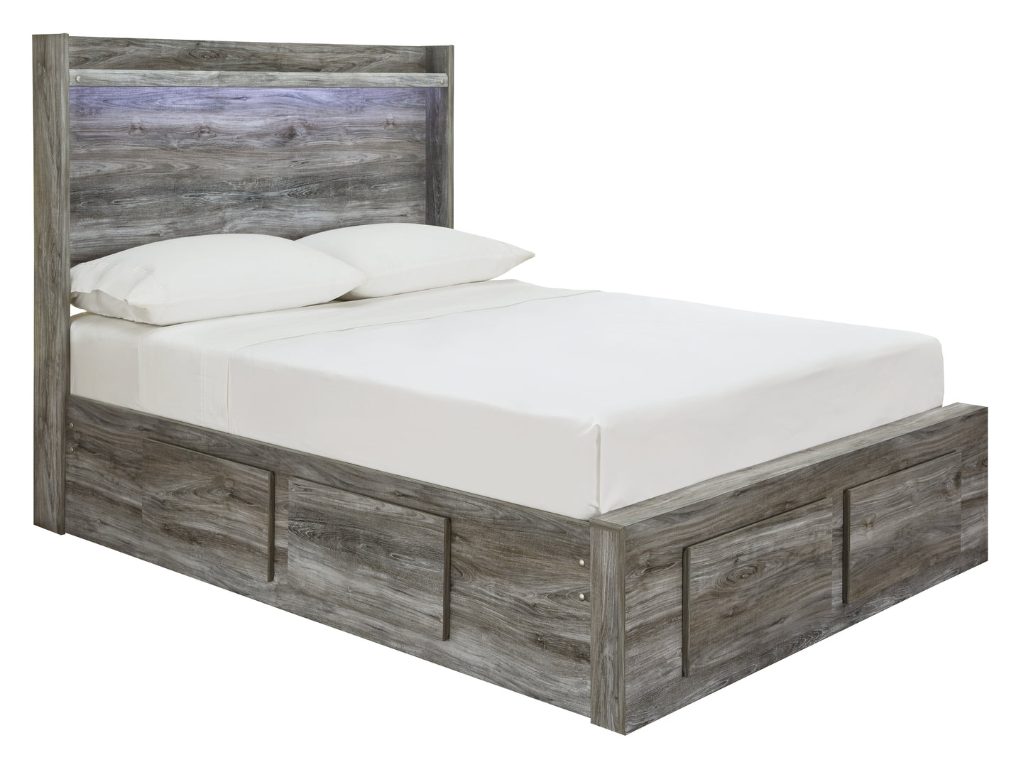 Baystorm Full Panel Storage Bed and Nightstand