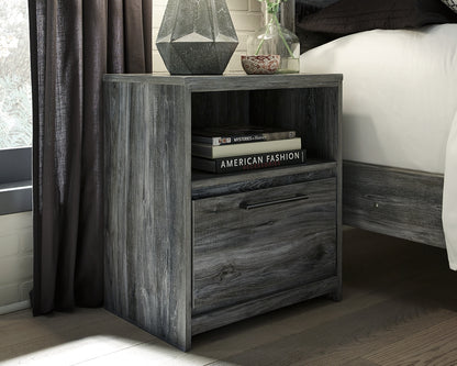Baystorm Full Panel Storage Bed and Nightstand