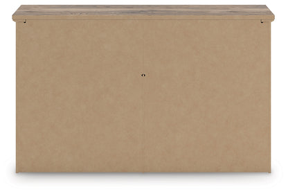 Rusticott Queen Panel Bed, Dresser and Nightstand