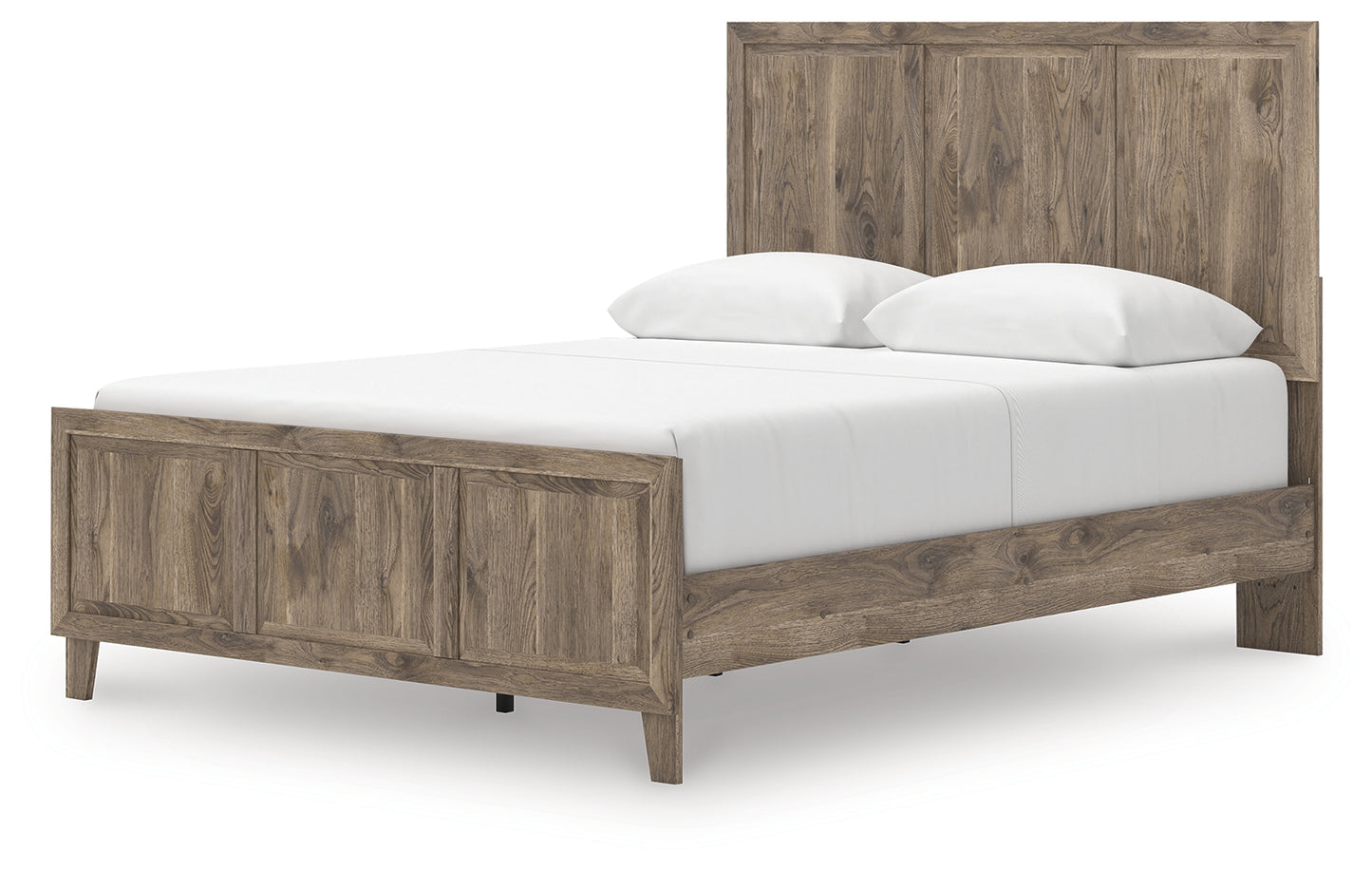 Rusticott Queen Panel Bed, Dresser and Nightstand