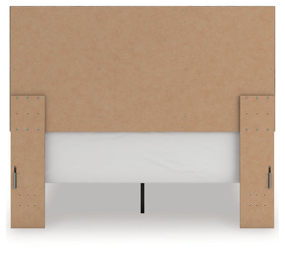 Rusticott Queen Panel Bed, Dresser and Mirror