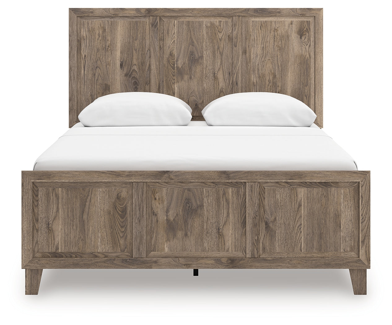 Rusticott Queen Panel Bed, Dresser and Mirror
